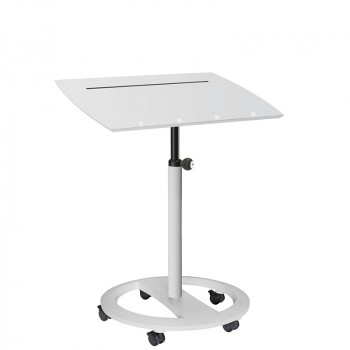 officeplus Sitz-Stehpult rolls drive R3-D2-17 Gestell lichtgrau Platte lichtgrau bei Buero-Ideen und Büro-GOERTZ in Darmstadt